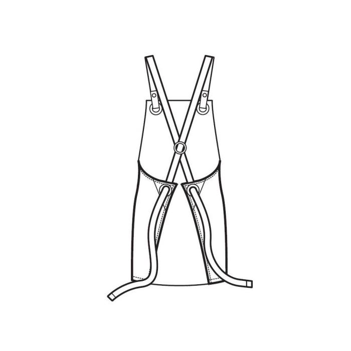 Grembiule unisex Milford Short