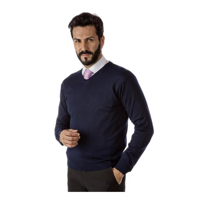 Maglione da Uomo Navy manica lunga modello Platinum Dark