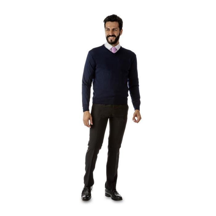 Maglione da Uomo Navy manica lunga modello Platinum Dark