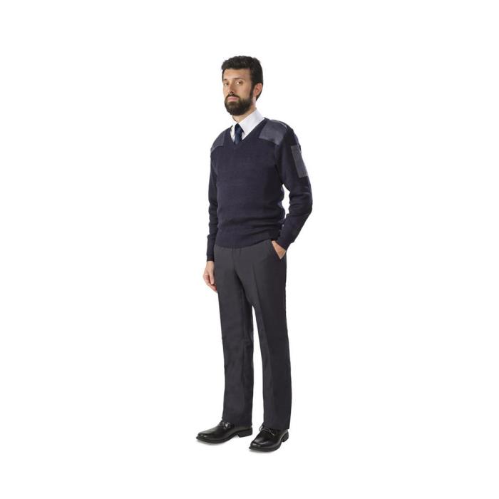 Maglione da Uomo Navy manica lunga modello Maglieria Vigilante