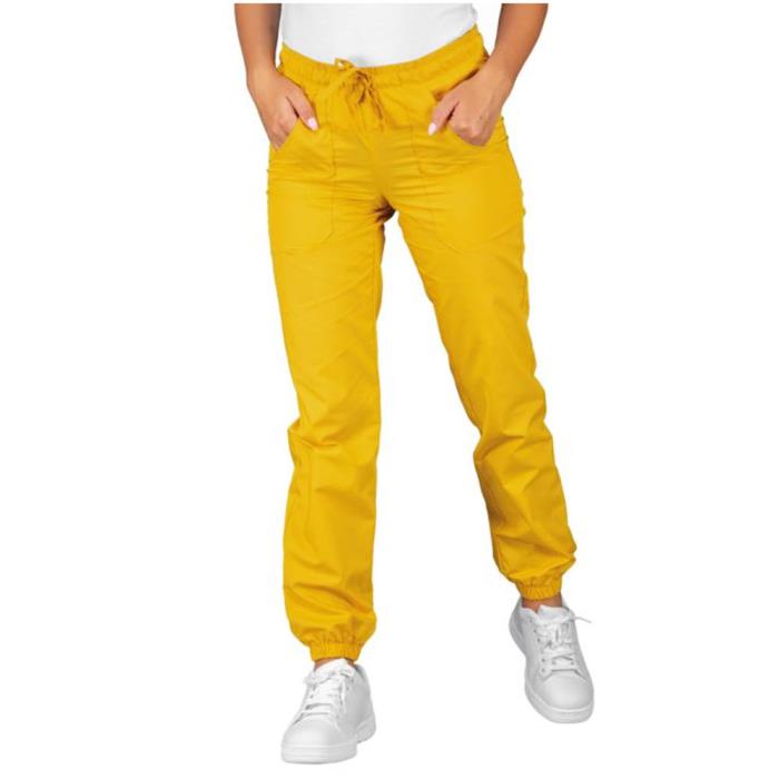 Pantagiaffa Unisex con elastico Giallo