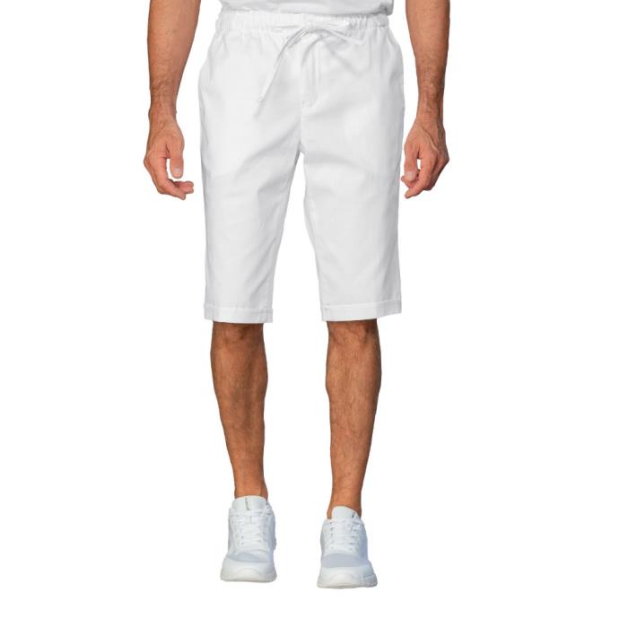 Pantaloncino unisex Slim Zip Bianco