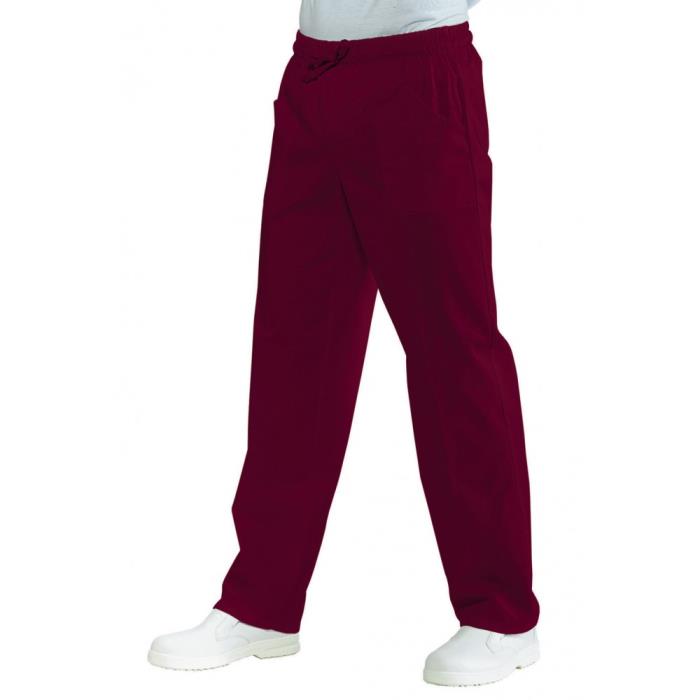 Pantalone Unisex con elastico Bordeaux