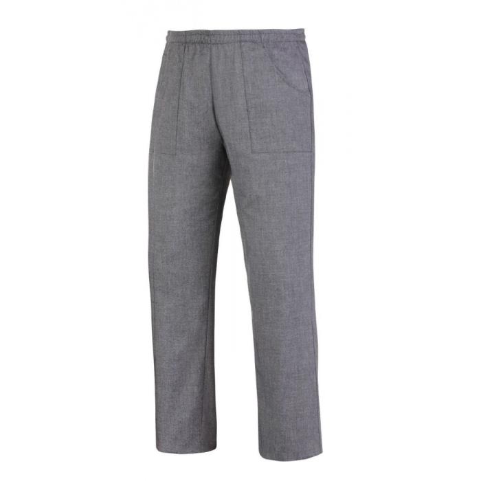 Pantalone Grey Mix con Coulisse in Vita e con Tasche a Toppa