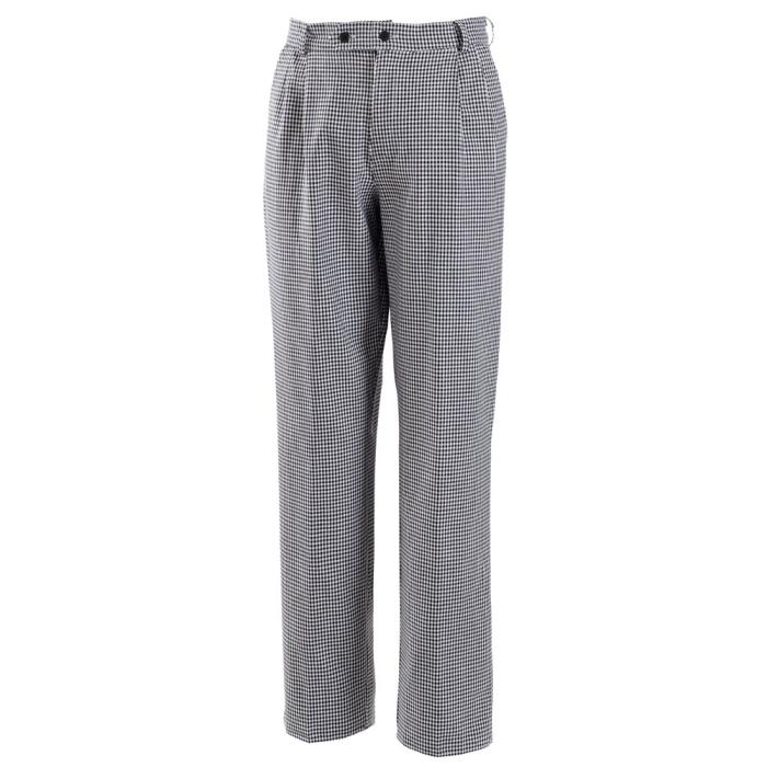 Pantalone Pepito Unisex a quadri bianchi/neri