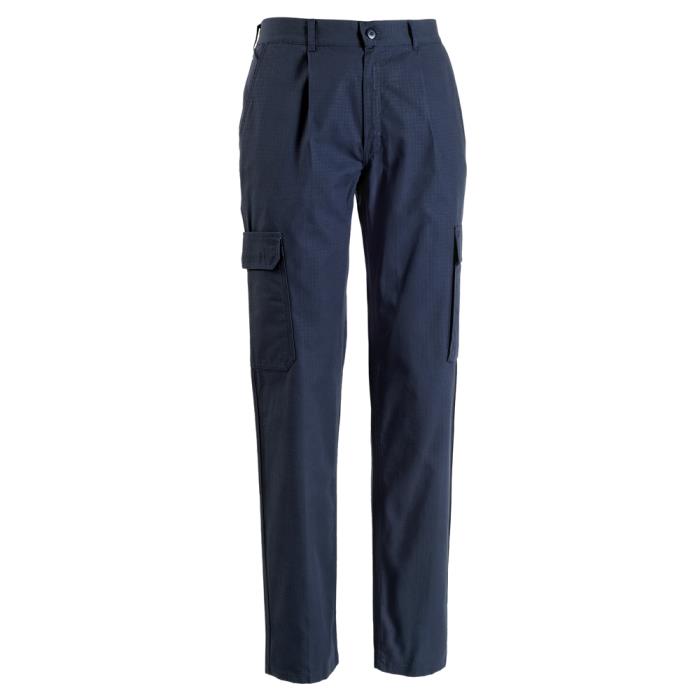 Pantalone Rip-Stop Blu - 100% cotone