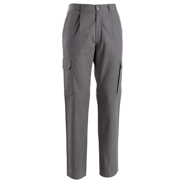 Pantalone Rip-Stop Grigio - 100% cotone