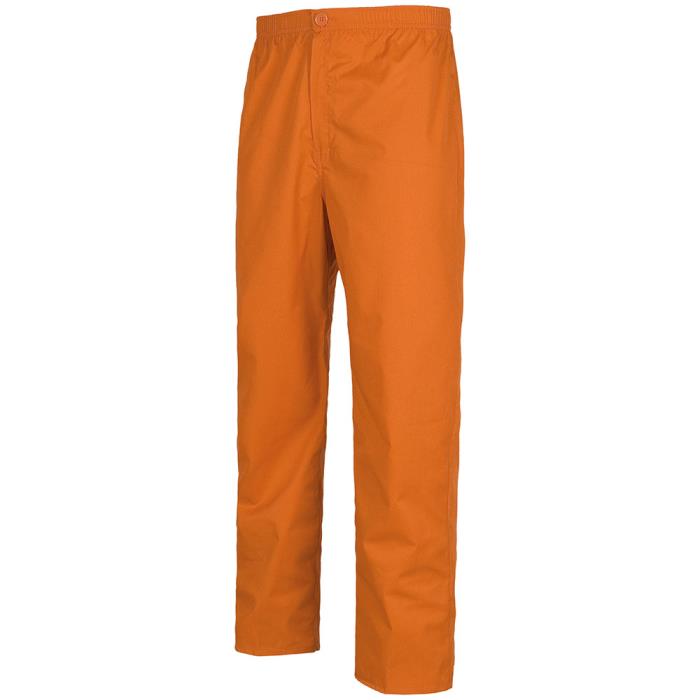 Pantalone sanitario unisex con elastico Arancio