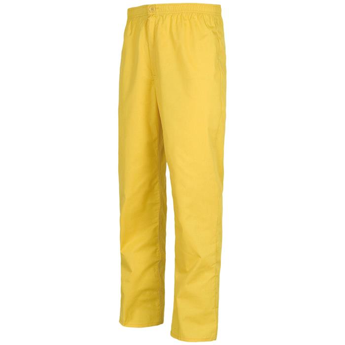 Pantalone sanitario unisex con elastico Giallo