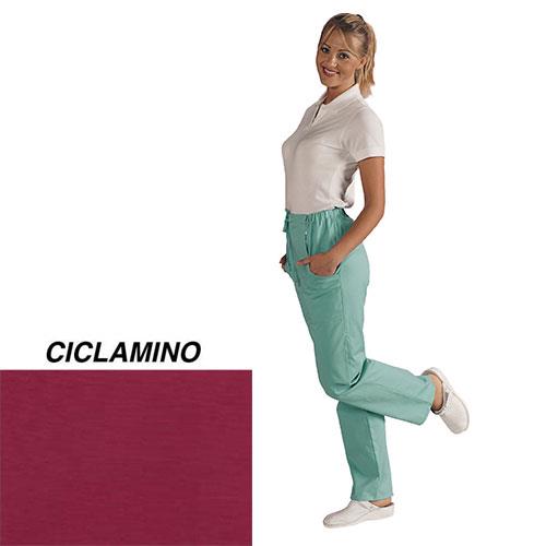 Pantalone sanitario unisex Achille Ciclamino