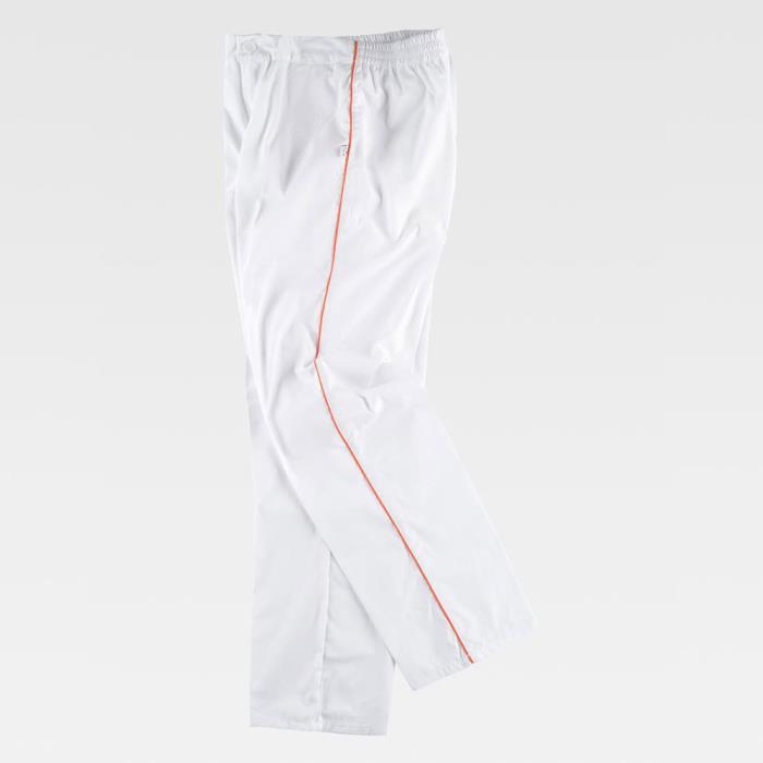 Pantalone sanitario unisex B9350 Bianco/Arancio
