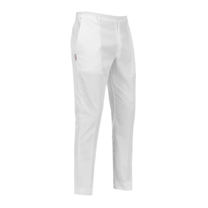 Pantalone Slim Fit White Cotone  Ego Chef