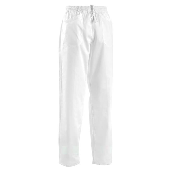Pantalone Bianco con Elastico e Coulisse in Vita Unisex