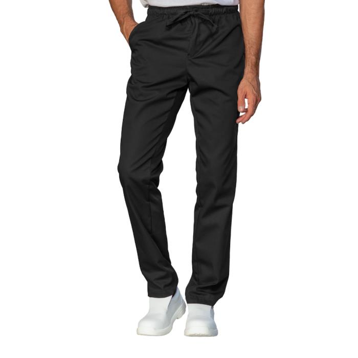 Pantalone unisex Slim Zip Nero