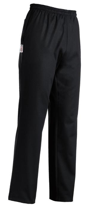 Pantaloni Cuoco con Coulisse in Vita Black