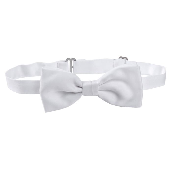 Papillon Unisex Bianco | Taglia Unica