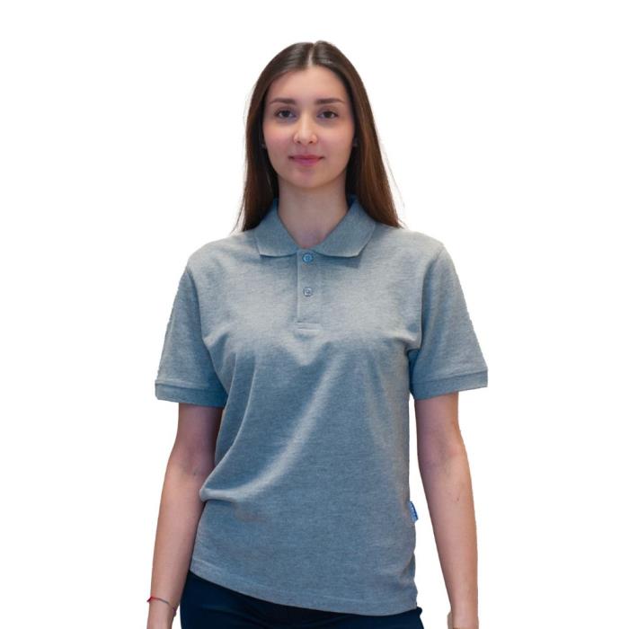 Polo unisex Grigio | Manica Corta