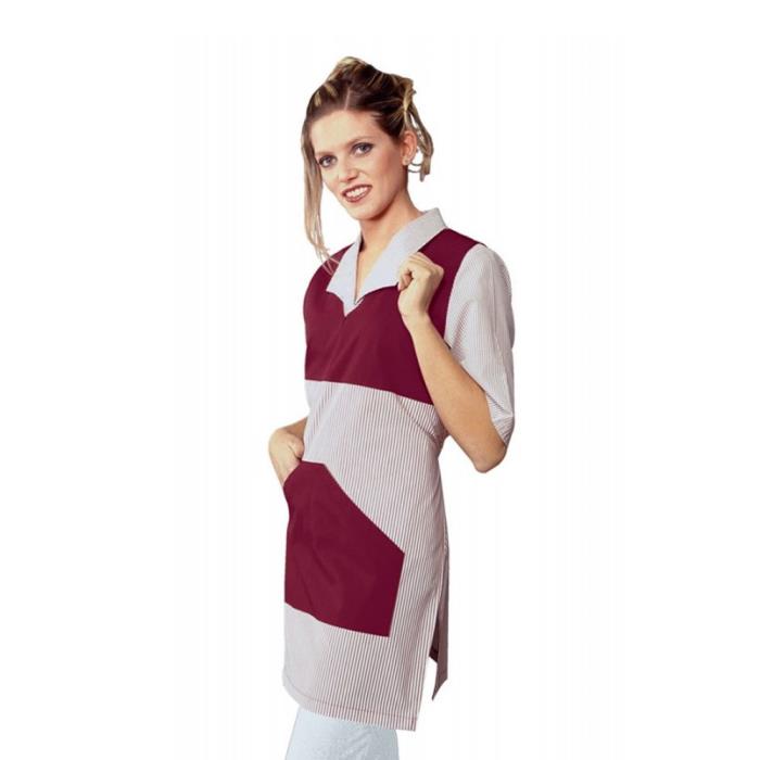 Poncho Scollo a V Riga Bordeaux | Taglia Unica