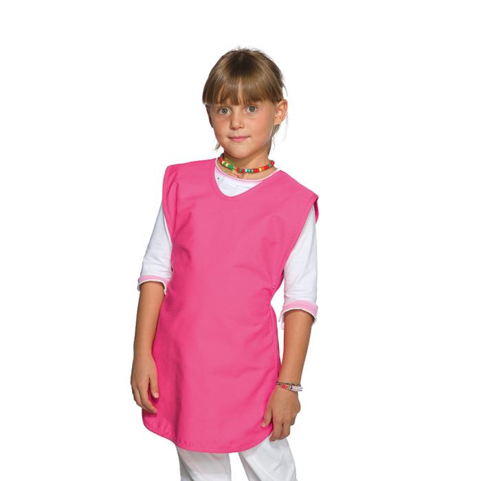 Grembiule bambini a Poncho Attività Scuola Materna - Fucsia