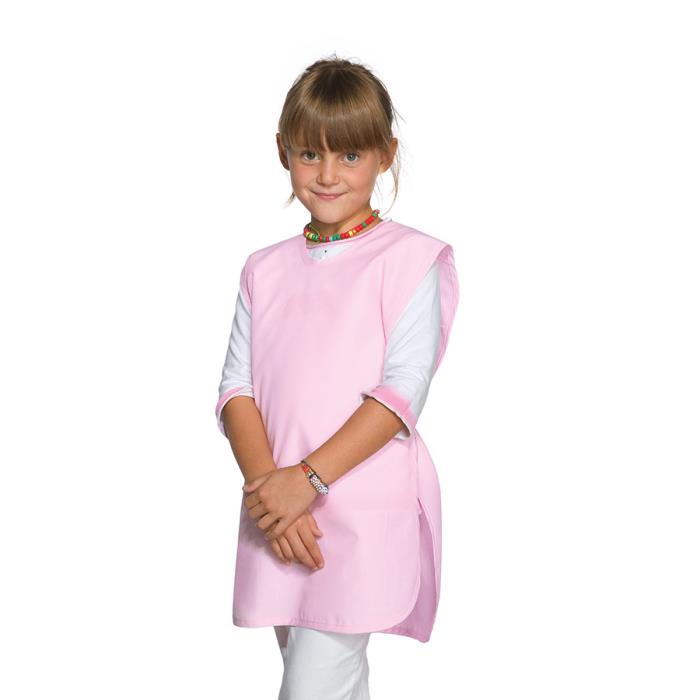 Grembiule bambini a Poncho Attività Scuola Materna - Rosa