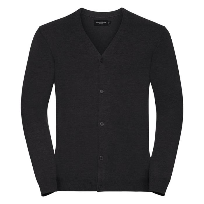 Cardigan uomo con bottoni Charcoal Marl