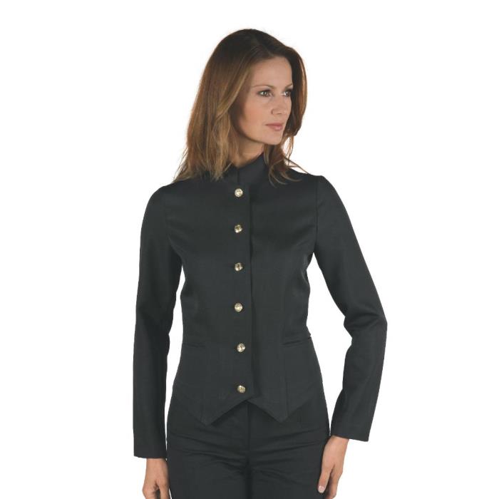 Spencer donna Verona in poliestere nero