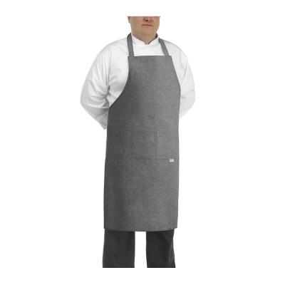 Grembiule Pettorina-Tascone Big Apron Grey Mix Taglie Forti Ego Chef