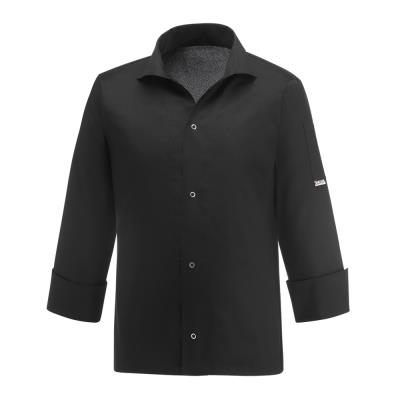 Camicia Chef Unisex Vip Black Bottone Automatico Ego Chef