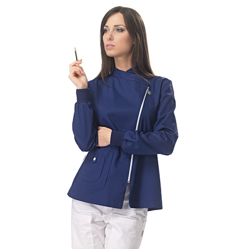 Casacca Medicale Donna Arianna bluette