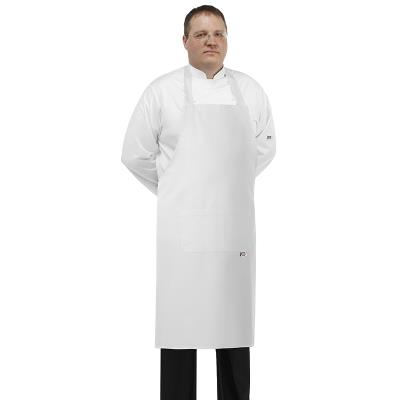 Grembiule Pettorina-Tascone Big Apron White Taglie Forti Ego Chef