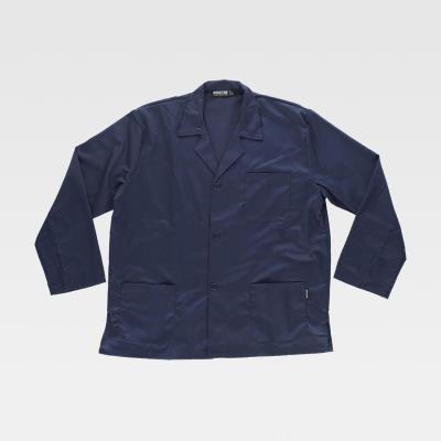 Camice alimentare da uomo a manica lunga B7200 Navy