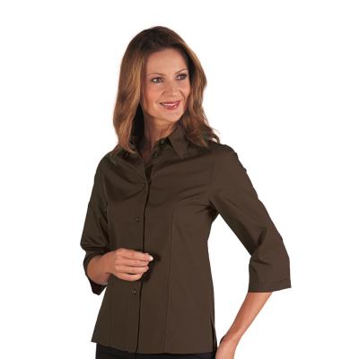 Camicetta donna Kyoto Cacao | Manica 3/4