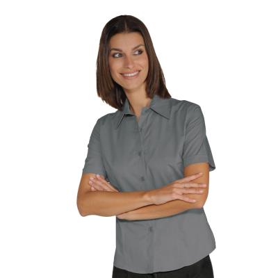 Camicetta donna Kyoto manica corta grigio