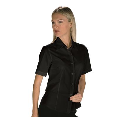 Camicetta donna Kyoto manica corta nero