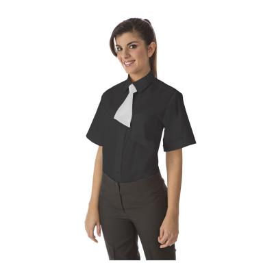 Camicia da Donna Nero manica corta modello Manila Sofia MM