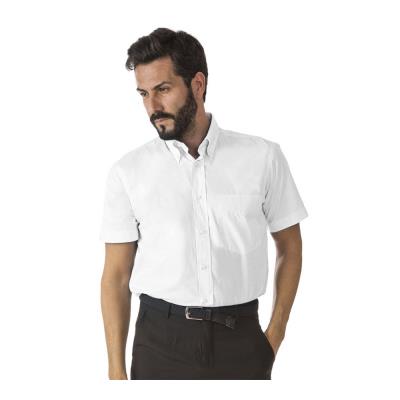 Camicia da Uomo Bianco manica corta Fil a Fil Boggie RG MM