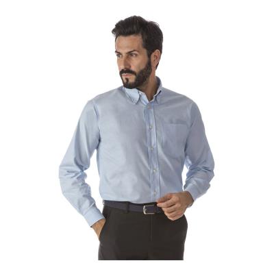 Camicia da Uomo Celeste manica lunga Oxford Boggie RG ML