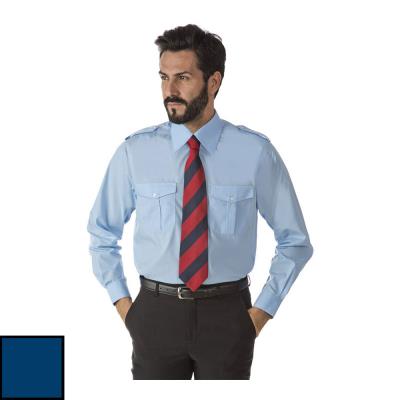 Camicia da Uomo Blu Scuro manica lunga modello Manila Pilota ML
