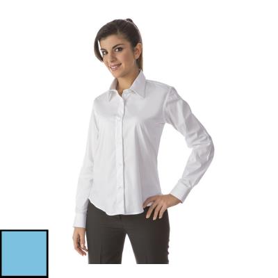 Camicia da Donna Azzurro manica lunga modello Elastic Pepper ML