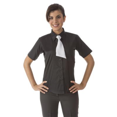 Camicia da Donna Nero mezza manica modello Elastic Pepper MM