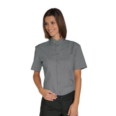 Camicia unisex Dublino Grigio | Manica Corta
