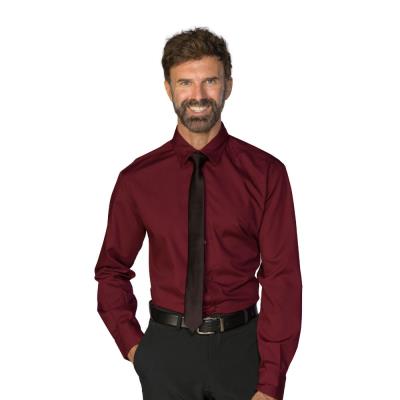Camicia unisex Nevada Bordeaux | Manica Lunga