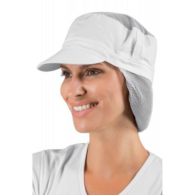 Cappello Charly con rete per capelli Unisex Bianco | Taglia Unica 
