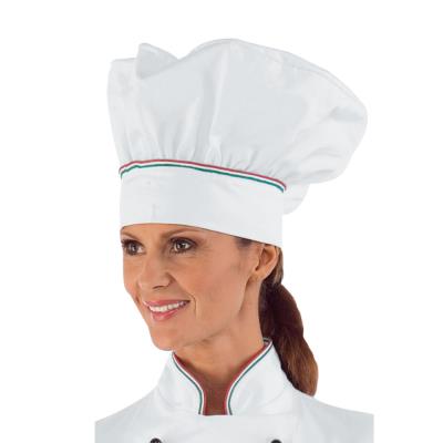 Cappello Cuoco Bianco+Italy | 100% Cotone