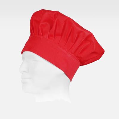 Cappello da cuoco con chiusura regolabile Rosso