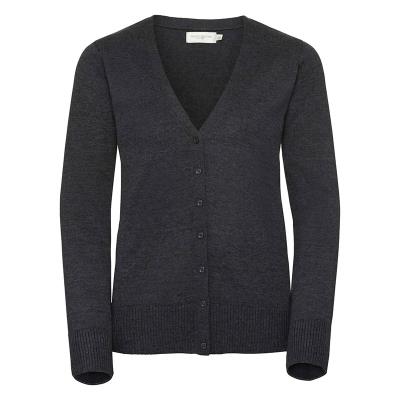 Cardigan donna con bottoni Charcoal Marl