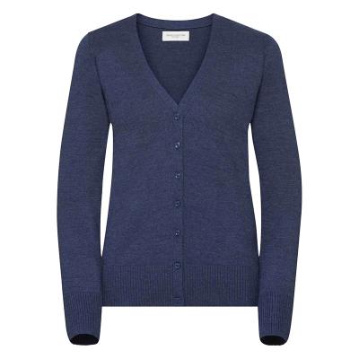 Cardigan donna con bottoni Denim Marl