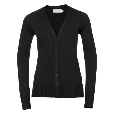 Cardigan donna con bottoni Nero