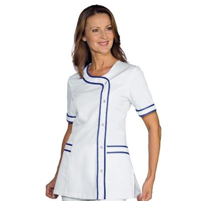 Casacca sanitaria donna Brasilia Bianco/Blu Cina