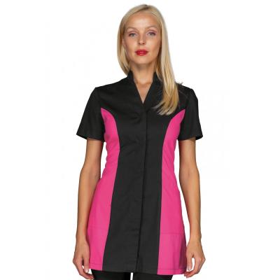 Casacca estetista Copacabana donna Nero/Fuxia